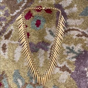 Donna Karan Vintage Gold Spike Necklace